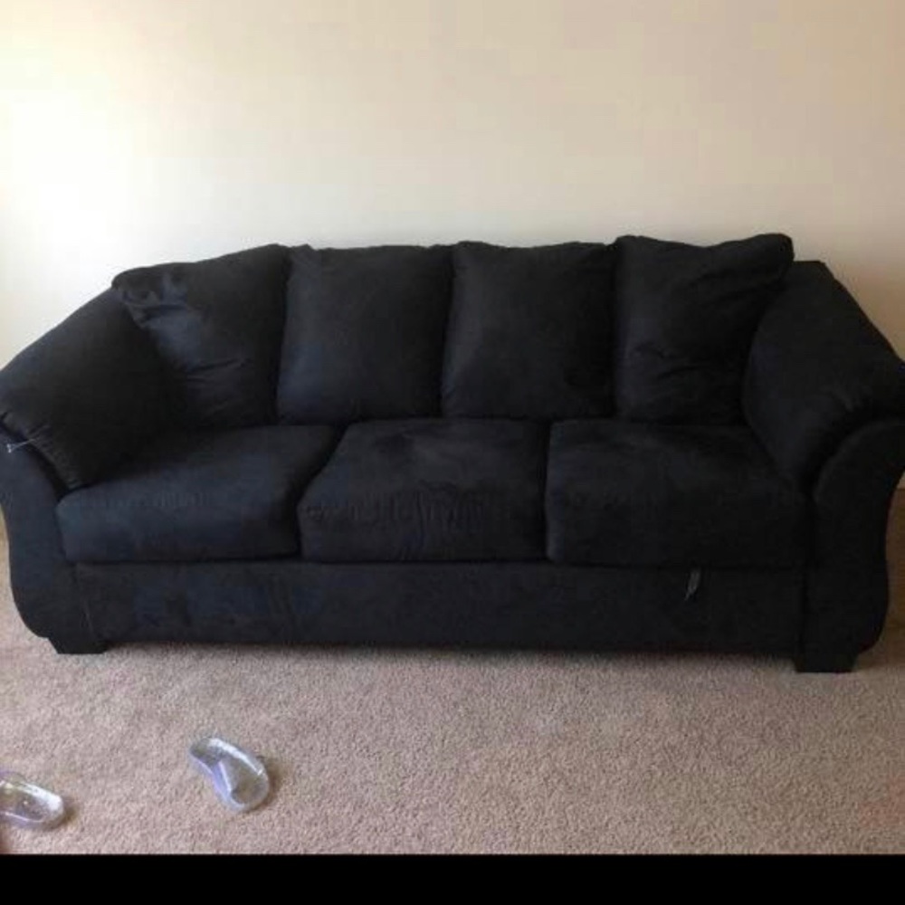 Ashley furniture couch with cleaning warranty